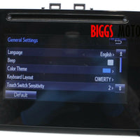 2017-2019 Toyota Corolla Radio Cd Player Touch Display Screen 86140-02520