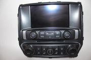 2014-2015 GMC SIERRA RADIO DISPLAY SCREEN W/ CLIMATE CONTROL 23485742