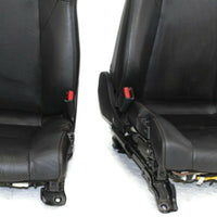 2003-2007 Nissan 350Z Front Driver & Passenger Side Seat Black Leather - BIGGSMOTORING.COM