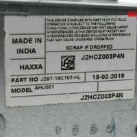 2018-2019 Ford EcoSport Radio Stereo Cd Mechanism Player J2BT-19C107-HL