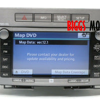 2009-2012 Toyota Venza JBL Navigation Radio Display Screen Cd Player 86120-0T061