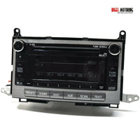 2010-2012 Toyota Venza Radio Stereo Cd Player 86120-0T090