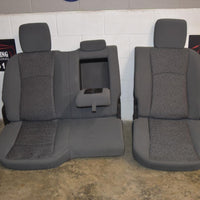 13-18 DODGE RAM FRONT & REAR SEAT SLATE GRAY SET OEM GOOD CONDITION full 4 door