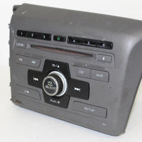 2012 Honda Civic Radio/Cd Player 39100-Tr0-A315-M1