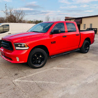 2018 Ram 1500 Crew Cab 3.6L 4X4 Red 8.4 Touch screen 5.7 bed liner many upgrades