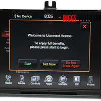 13-17 Jeep Cherokee Radio Uconnect 8.4 Display Touch Screen 68238621AE RA3 +CODE - BIGGSMOTORING.COM