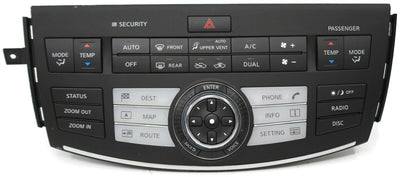 2006-2007 Infiniti M45 M35 Radio Ac Heater Climate Control Panel 28395 EH100 - BIGGSMOTORING.COM