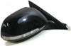 2004-2008 ACURA TSX  PASSENGER RIGHT SIDE POWER DOOR MIRROR BLACK - BIGGSMOTORING.COM