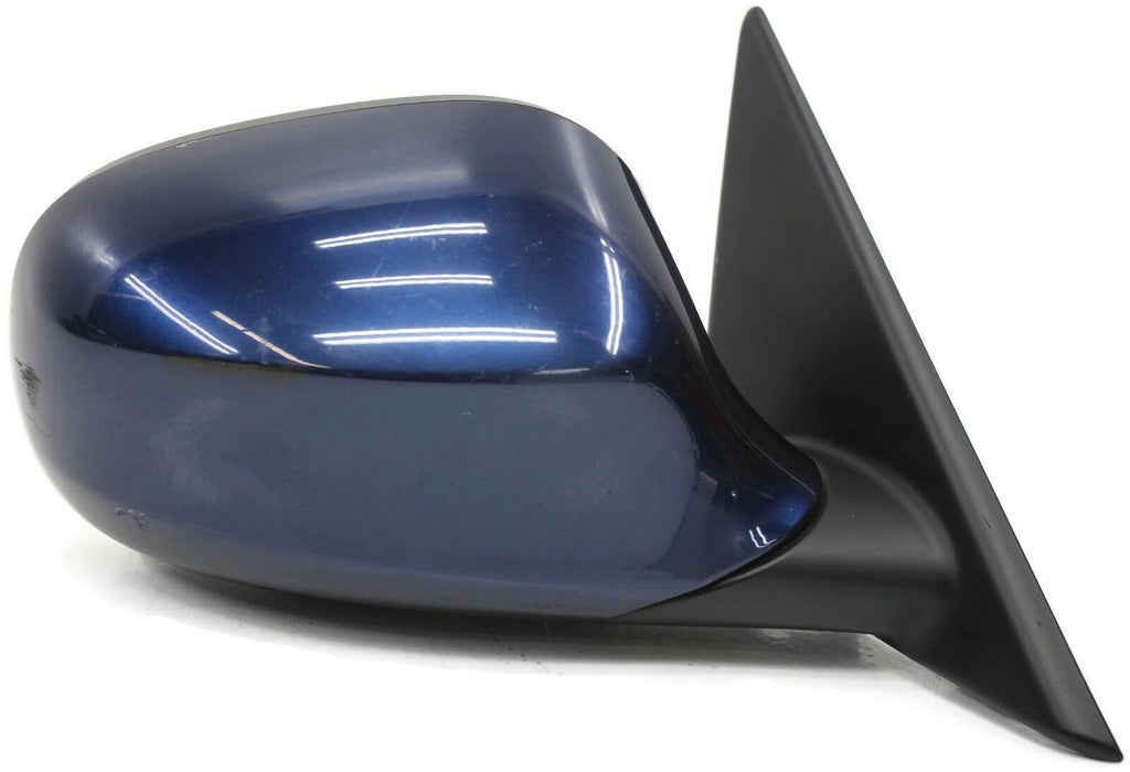 2007-2012 BMW 328I Passenger Right Side Power Door Mirror Blue