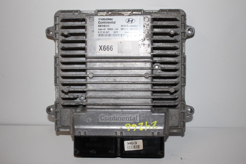 2011-2014 Hyundai Sonata Engine Computer Module 39101-2G666