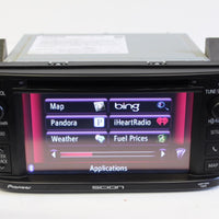 2013-2015 SCION TC XD XB A RADIO NAVIGATION DISPLAY CD PLAYER PT546-00140