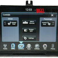 13-18 Dodge Ram JEEP Uconnect Navigation Radio Touch Display Screen 68270657AE - BIGGSMOTORING.COM