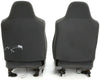 1999-2010 Ford F250 F350 Front Driver & Passenger Side Seats Gray Cloth - BIGGSMOTORING.COM