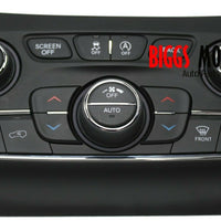 2015-2018 Jeep Cherokee Ac Heater Climate Control Panel 68249522AB