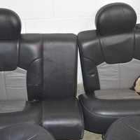 1999-2004 Jeep Grand Cherokee Ltd & Overland Complete Seat Set Gray Leather Oem - BIGGSMOTORING.COM