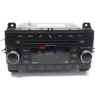 2011-2013 Dodge Durango Res Sirius Radio Stereo Cd Player P05091330AB