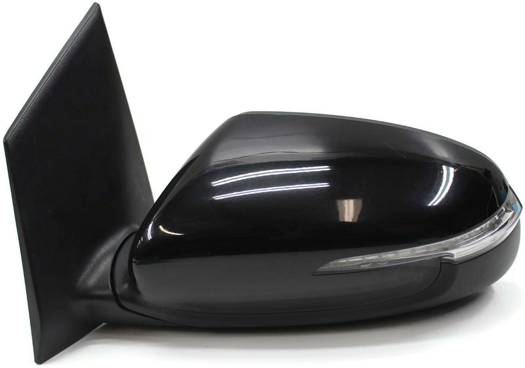 2014-2016 KIA FORTE CPE DRIVER LEFT SIDE POWER DOOR MIRROR BLACK 31198