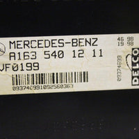 99-03 MERCEDES ML320 ML430 ML55 OVERHEAD CONSOLE ON BOARD CONTROL COMPUTER OEM