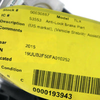 2015-2017 Acura TLX Abs Anti Lock Brake Pump Module