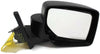 2007-2012 Jeep Patriot Passenger Right Side Manual Door Mirror Black 32524