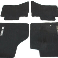 2013-2017 Dodge Ram Front & Rear Floor Mat Set Black