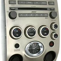 2004-2007 Infiniti QX56 Radio Face Clock Climate Control Panel 28098 7S008B - BIGGSMOTORING.COM