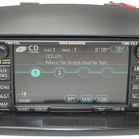 2006-2010 Toyota Sienna Touch Screen Navigation Radio Cd Player 86120-08161