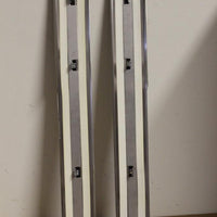 2007-2013 GM Door Sill Plates Brushed Stainless Steel Front W/ Logo