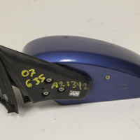 2007-2013 INFINITI G35 SEDAN DRIVER  LEFT SIDE DOOR MIRROR BLUE