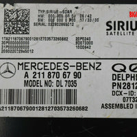 2003-2008 Mercedes Benz GL-Class Sirius Satellite Receiver Module A2118706790 - BIGGSMOTORING.COM