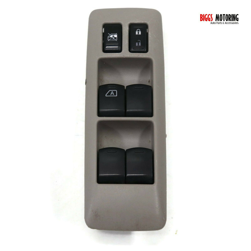 2009-2013 Nissan Rogue Driver Side Power Window Switch Gray