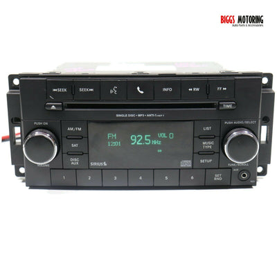 2008-2014 Dodge Jeep Chrysler Radio Stereo Single Disc Cd Player P05091197AB