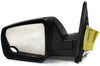 2007-2013 Toyota Tundra Driver Left Side Power Door Mirror Black 32233