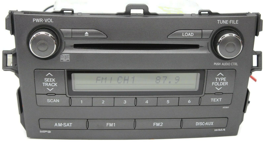 2009-2012 Toyota Corolla A518A3 Radio Stereo Cd Player 86120-02B20