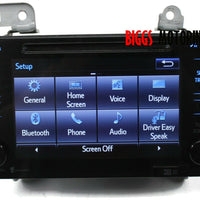 2016-2019 Toyota Tacoma Navigation Touch Screen Radio Cd Player 86100-08032