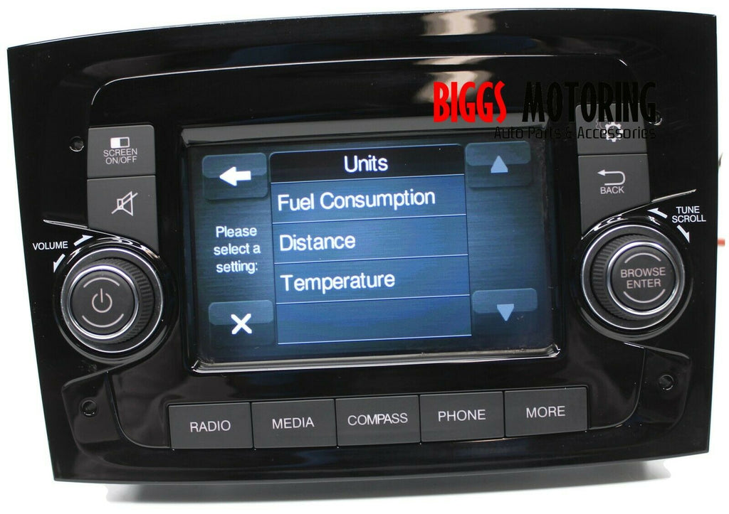 2015-2016 Dodge Pro Master Dash Radio Touch Screen Player 07356251940