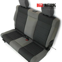 2007-2017 Jeep Wrangler JK 2Door Rear Bench Seat 2 Tone Gray Leather