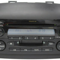 2004-2006 Toyota Sienna 16862 Radio Stereo Cassette Cd Player 86120-AE011 - BIGGSMOTORING.COM