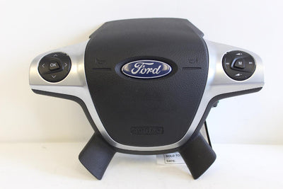 2013-2014 FORD ESCAPE DRIVER STEERING WHEEL AIR BAG BLACK