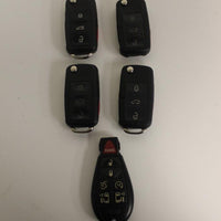 Lot Of 5 Volkswagen Key Fob Remotes Smart Keys Flip Key