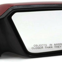 2009-2012 Nissan Altima Passenger Right Side Power Door Mirror Red 32662