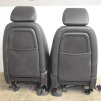 2007 - 2014  Tahoe Yukon Escalade Ebony/Black Leather 2Nd Row Seats Swb