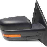 2011-2014 Ford F150 Passenger Right Side Power Door Mirror Black