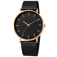 Minimalist Men Fashion Ultra Thin Watches Simple Men Business Stainless Steel Mesh Belt Quartz Watch Relogio Masculino