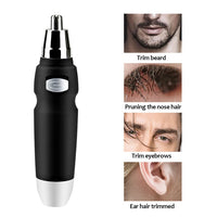 Electric Shaving Nose Ear Trimmer Safety Face Care Nose Hair Trimmer for Men Shaving Hair Removal Razor Beard Cleaning Machine