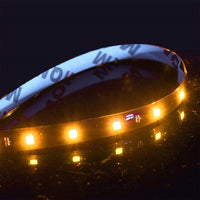 Decorative Car DRL 30cm/11.8" 15SMD LED Daytime Running Light Universial Flexible Soft Tube Guide Car Waterproof 12V