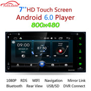 HD Dual-core 2 Din Android 6.0 Universal Car Radio Double Car DVD Player GPS Navigation In Dash Car DVD FM/AM Bluetooth Player
