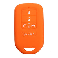 Silicone 5 Buttons Keyless Smart Key Case Cover Keys Fob for Honda for Civic for Accord for Pilot 2015 2016 2017
