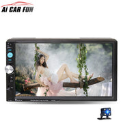 7023D 2Din Car MP5 Player 7inch Bluetooth HD 1024*600 Touch Screen  FM Radio Tuner Car Stereo MP5 Player Support Rearview camera