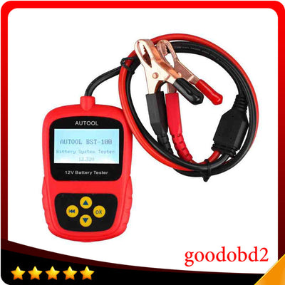 12V Multi-Languages BST-100 Battery Tester Auto BST100 Battery Tester with Portable Design Directly Detect Bad Cell Battery - BIGGSMOTORING.COM